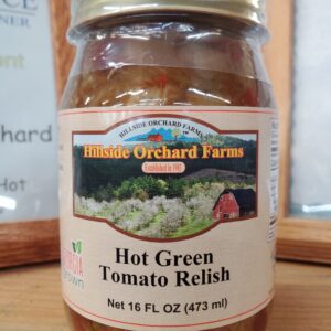 Hot Green Tomato Relish - 16 oz