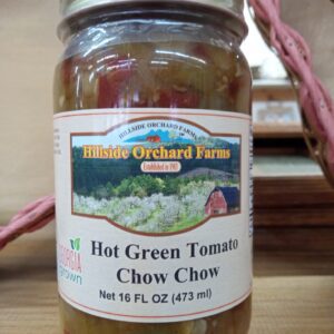 Hot Green Tomato Chow Chow - 16 oz