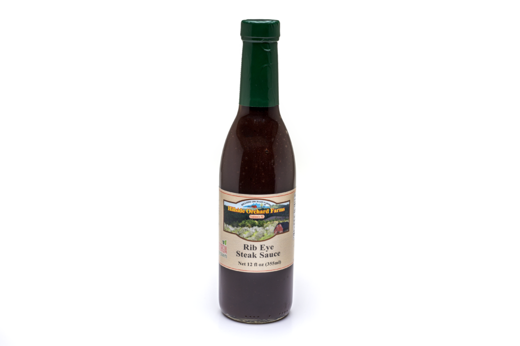 Ribeye Steak Sauce 12 oz Hillside Orchard Farms