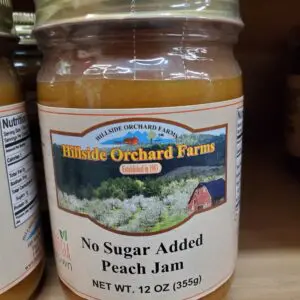 No Sugar Added Peach Jam - 12 oz