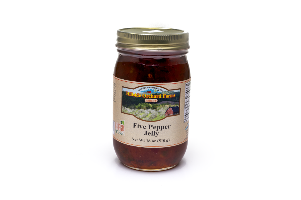 Five Pepper Jelly 18 oz Hillside Orchard Farms